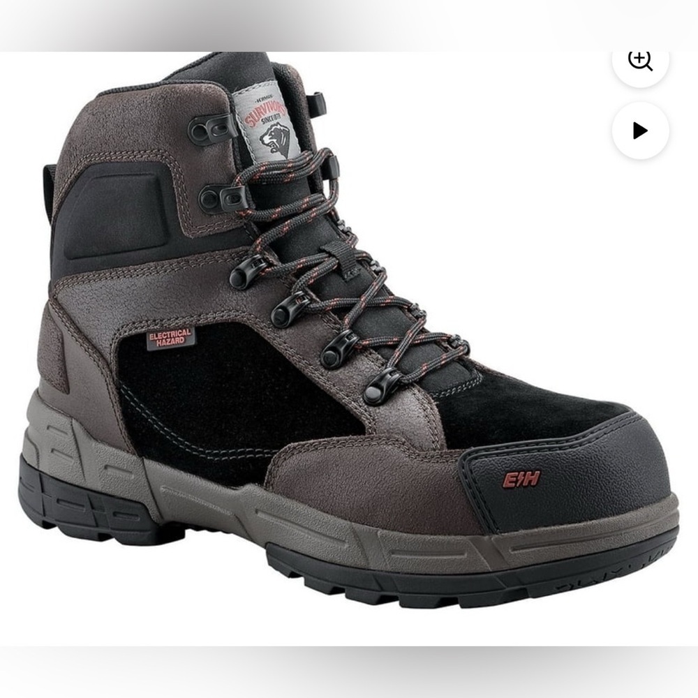Herman Survivors Men's Zephyr Electrical Hazzard 6" Steel Toe Work Boots size 13